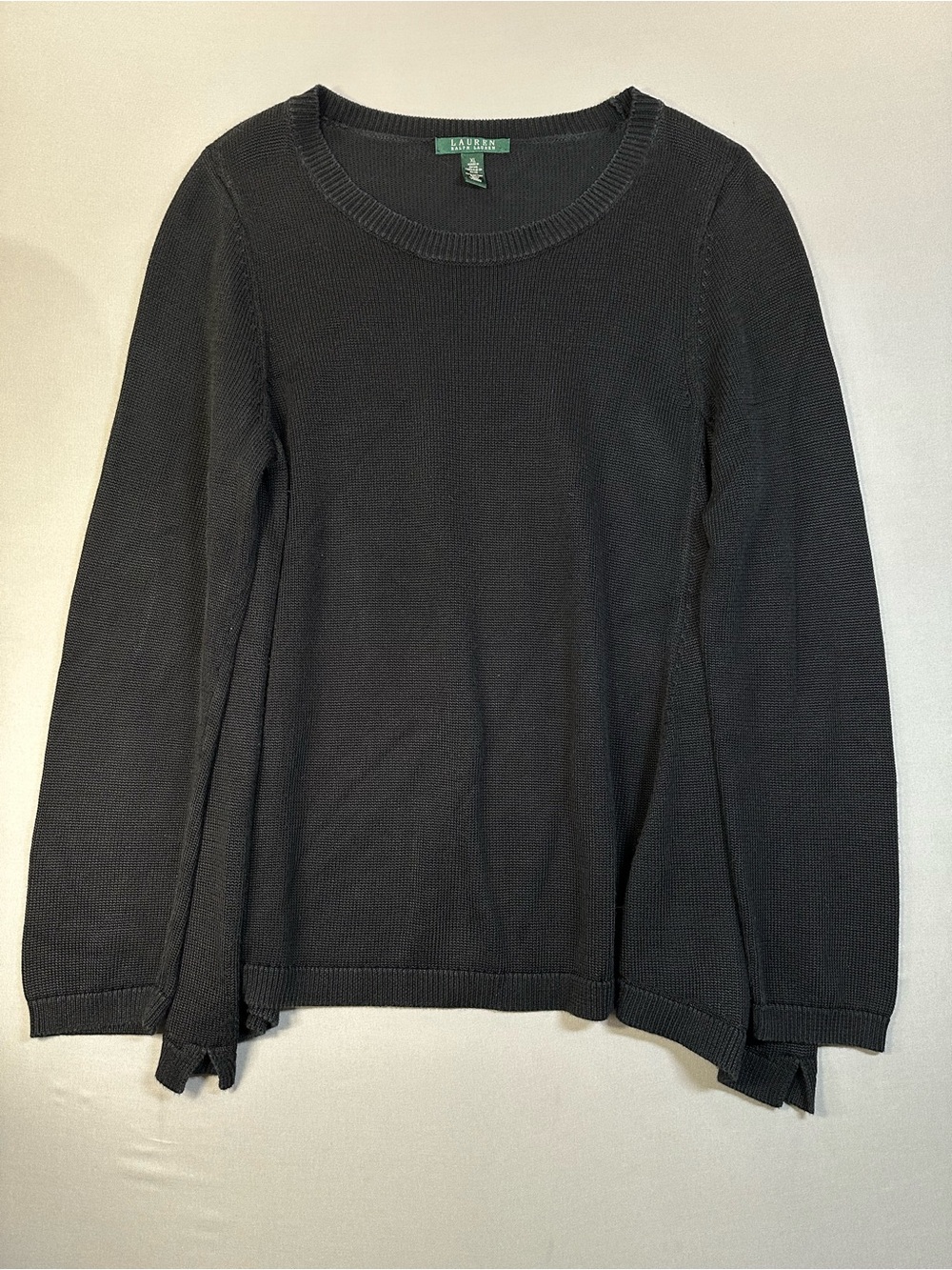 Lauren Ralph Lauren A-Line Relaxed Fit Knit Sweater - Womens XL